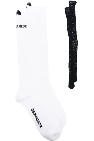Dsquared2 Logo-print ribbed socks