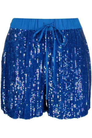 P.A.R.O.S.H. Sequin-embellished drawstring shorts