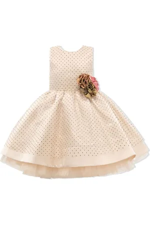 Tulleen Floral brooch a-line dress
