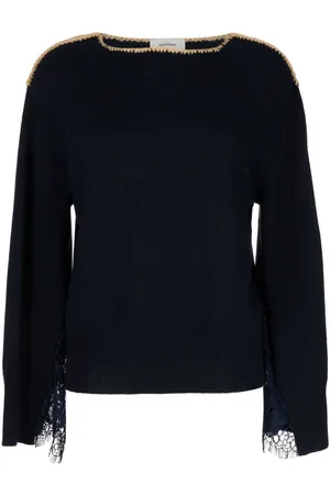 Onefifteen Floral-lace detail sweatshirt