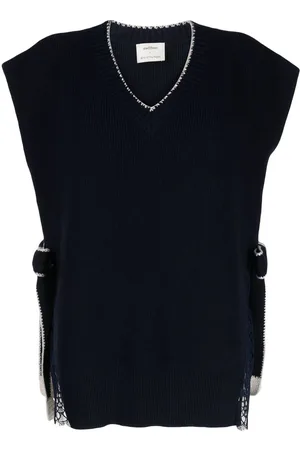 Onefifteen Side-tie detail knitted vest top