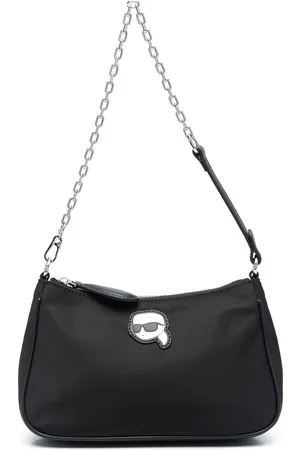 Karl Lagerfeld Ikon appliqué-detail shoulder bag