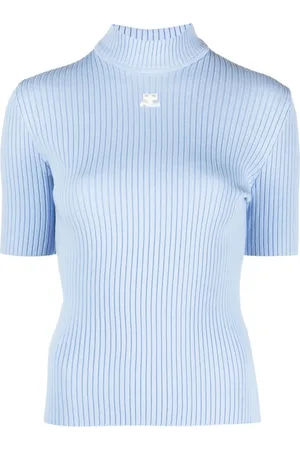 Courrèges Reedition rib-knit sweater