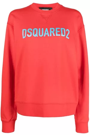 Dsquared2 Kobieta Długie Bluzy - Logo-print long-sleeve sweatshirt