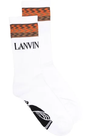 Lanvin Logo-print calf-length socks