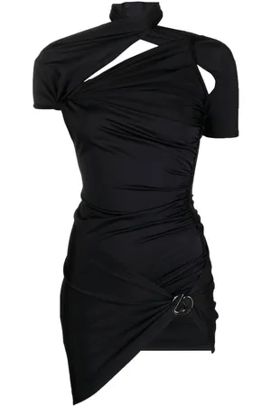 COPERNI Asymmetric draped minidress