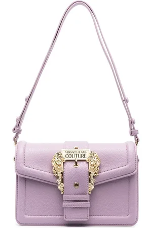 VERSACE Logo-plaque crossbody bag