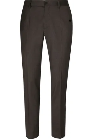 Dolce & Gabbana Logo-trim tailored trousers
