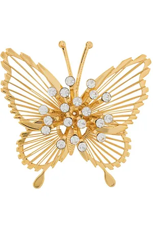 Monet 1980s butterfly brooch