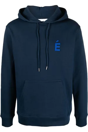Etudes Logo-patch organic cotton hoodie