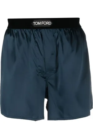 Tom Ford Logo-waist satin boxers