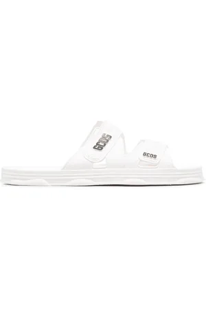 GCDS Logo-print flat slides