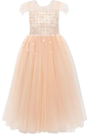 Tulleen Ayala floral embroidered tulle dress