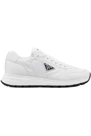 Prada Side logo-plaque low-top sneakers