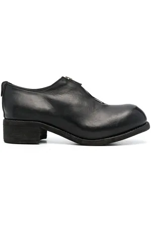 GUIDI Zip-front block-heel shoes