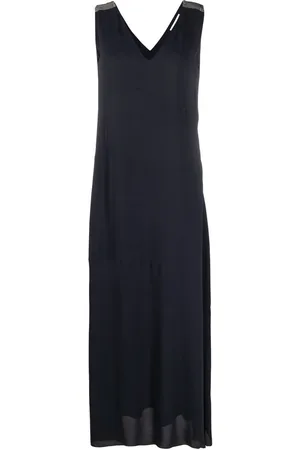 Fabiana Filippi V-neck sleeveless dress