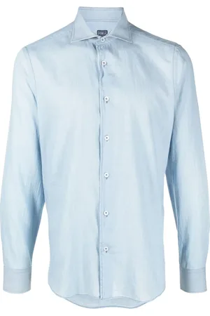 FEDELI Poplin long-sleeve shirt