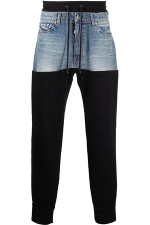 ROMEO HUNTE Patch-work track trousers