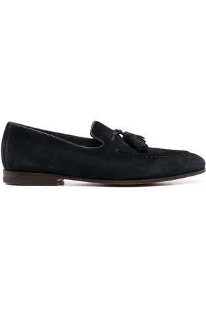santoni Tassel detail loafers