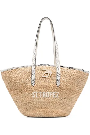 Zadig & Voltaire Embroidered-logo basket tote bag