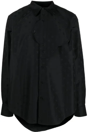 Kennel & Schmenger Hammer-jacquard button-up shirt