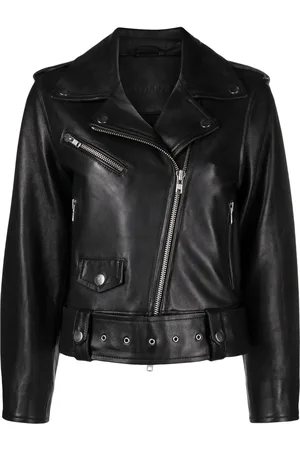 Stand Studio Zip-up leather jacket