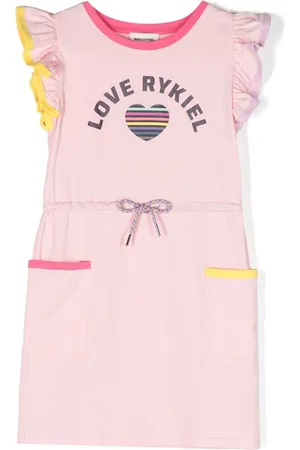 Sonia Rykiel Enfant Fancy ruffle-sleeve dress