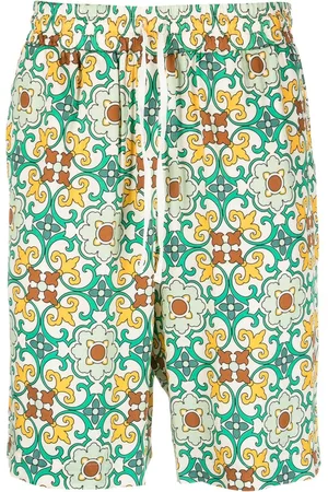 Drôle de Monsieur Faïence printed shorts