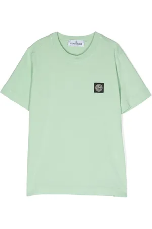 Stone Island Compass-patch cotton T-shirt