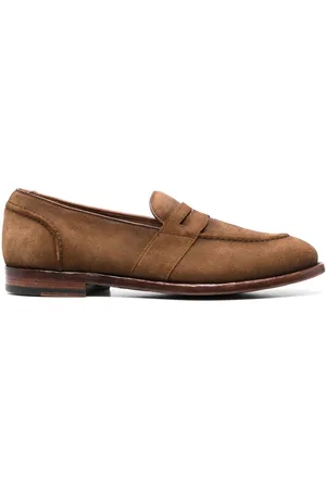 Officine creative Temple suede Penny loafers