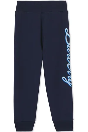 Burberry Logo script-print track trousers