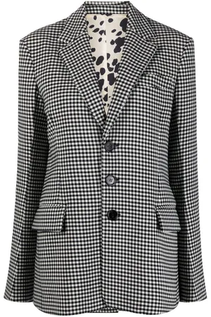 Marni Check-pattern blazer