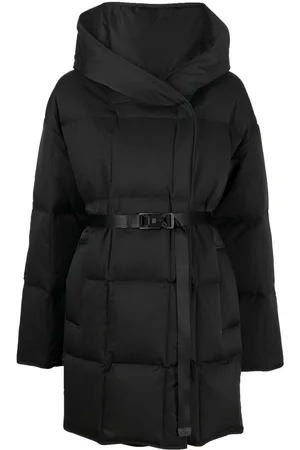 GOEN.J Hooded quilted-shell down coat