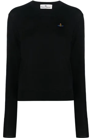 Vivienne Westwood Orb-embroidery fine-knit jumper