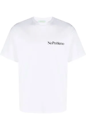 ARIES No Problemo print cotton T-shirt
