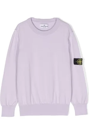 Stone Island Logo-patch long-sleeve sweatshirt