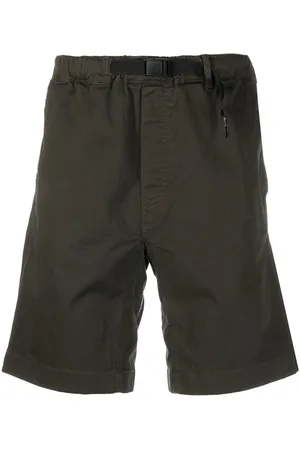 Woolrich Belted cotton shorts