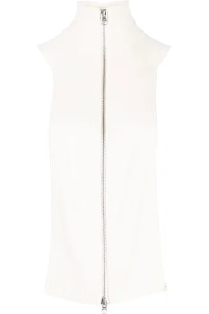 VERONICA BEARD High-neck cashmere knitted top