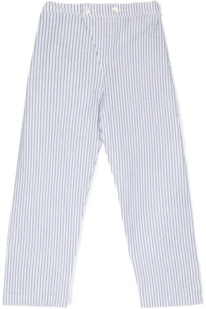 SIOLA Striped straight-leg trousers