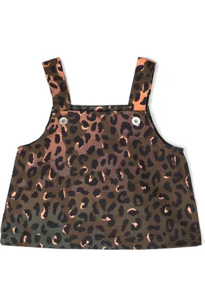 MARCELO BURLON Animal-print sleeveless top