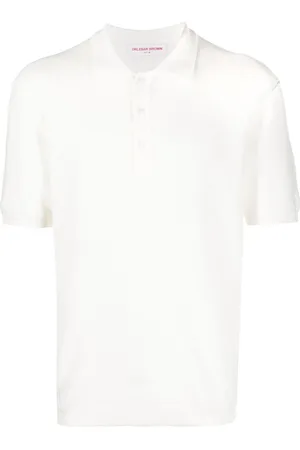 Orlebar Brown Piqué-weave design polo shirt