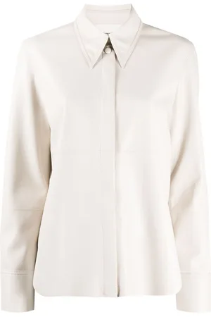 Nanushka Naum vegan leather shirt