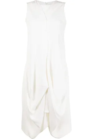GOEN.J Draped sleeveless dress