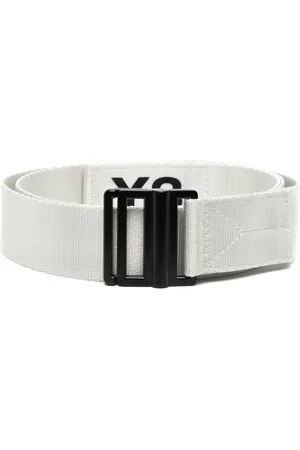 Y-3 Logo-print buckle belt