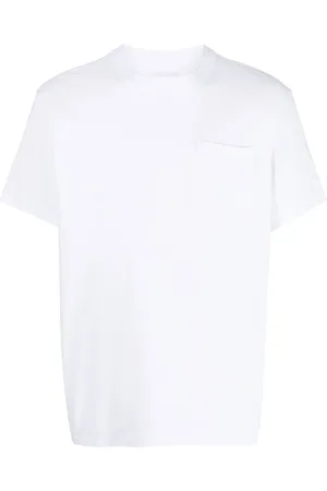 SACAI Side-zip shortsleeved T-shirt