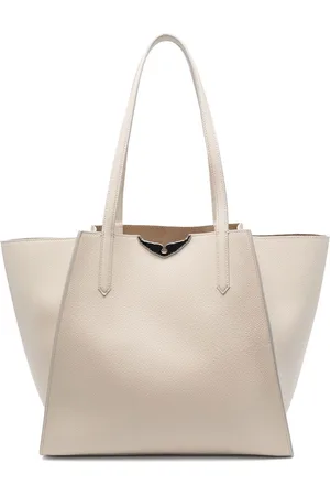 Zadig & Voltaire Logo-plaque leather tote bag