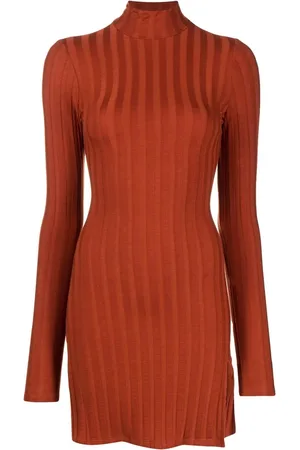 Reformation Libra long-sleeve knit minidress