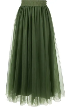 Fabiana Filippi High-waist tulle midi skirt