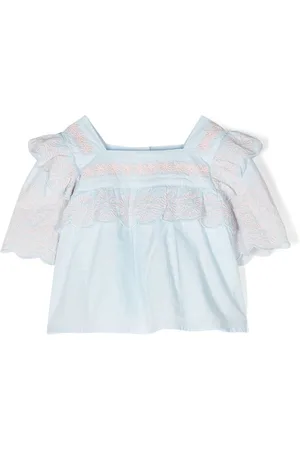 Stella McCartney Embroidered cotton top