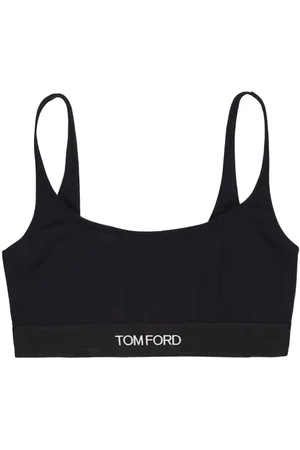 Tom Ford Signature logo-tape bralette